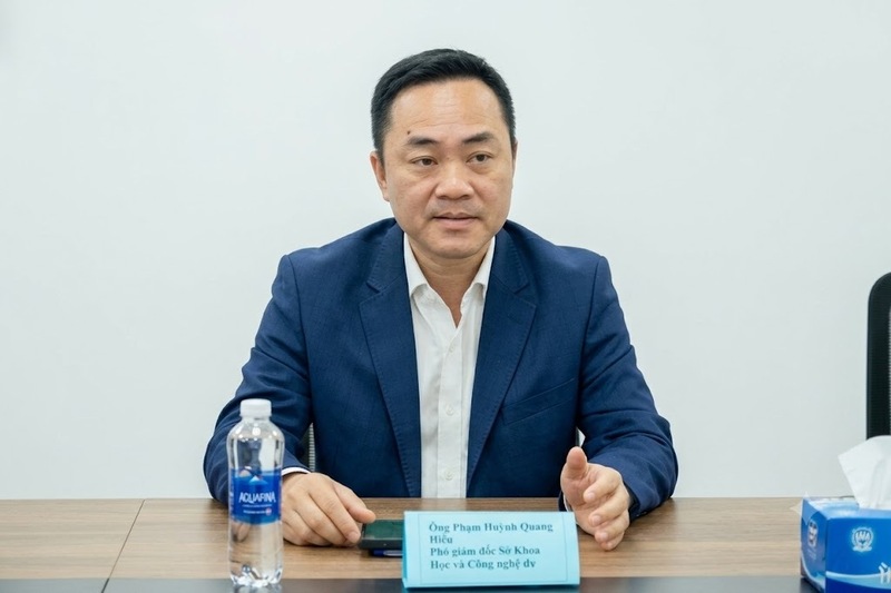 Herr Pham Huynh Quang Hieu, stellvertretender Direktor des Wissenschafts- und Technologieamtes von Ho-Chi-Minh-Stadt. Foto: Hoang Lan