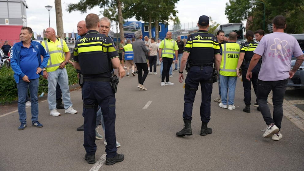 Auch die Polizei musste nach der Attacke auf Dumay einschreiten